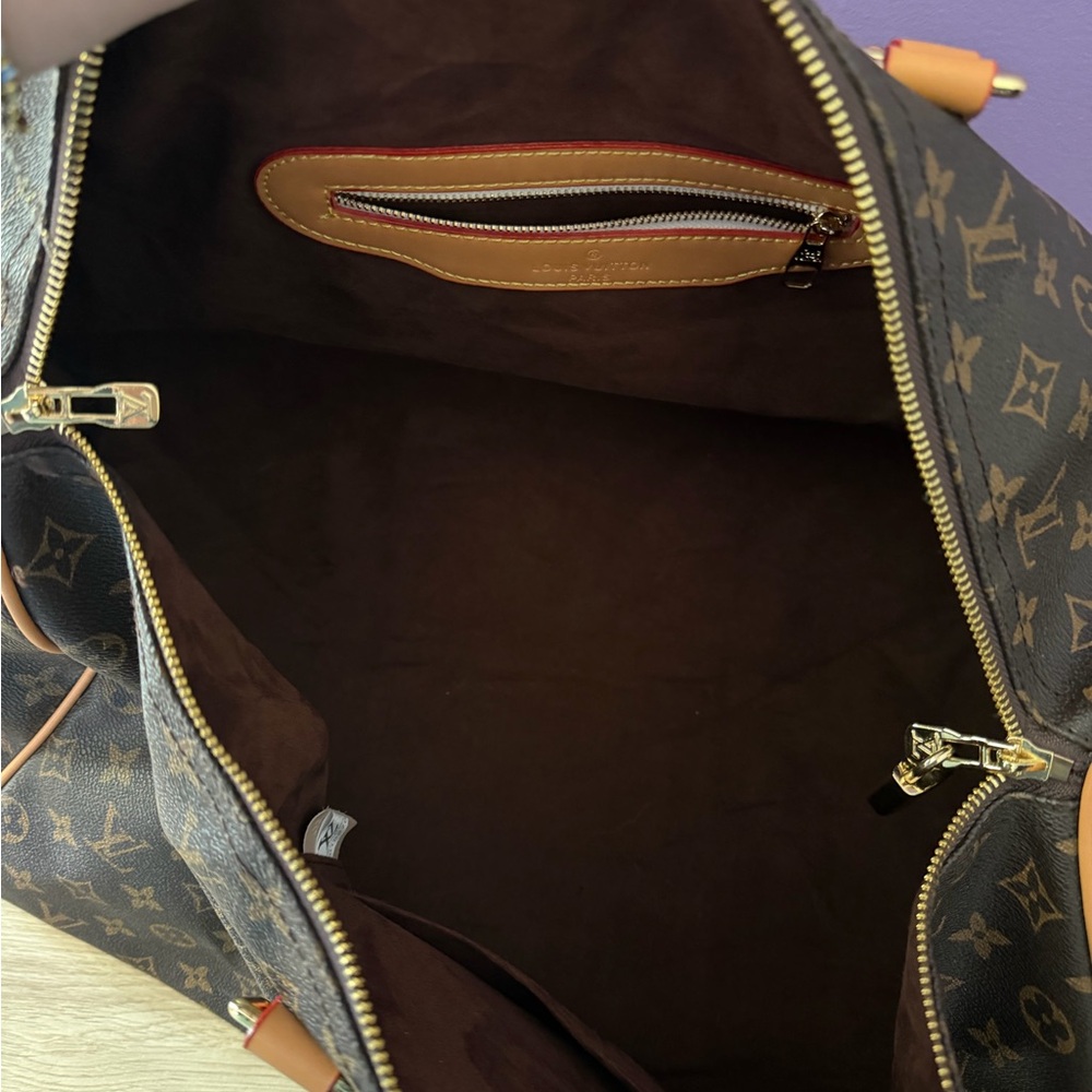 Louis Vuitton monogram keepall bandoulière travel bag - Picture 15 of 16